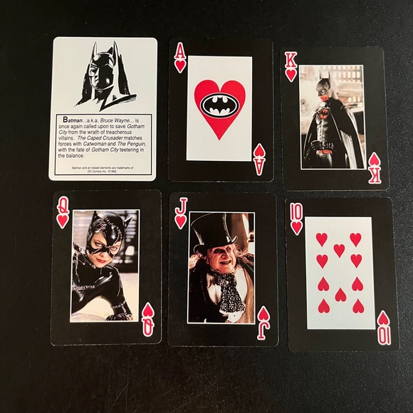 Batman Returns Playing Cards in Original Box - Picture 3 of 10